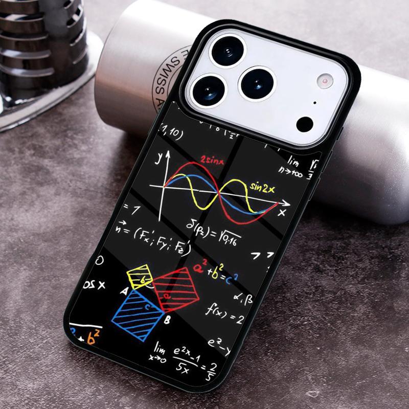 Physics Math Formula Equation soft Phone Case for iPhone 17 16 15 Pro Max Air 14 13 12 11 Plus Shockproof Capa Cover