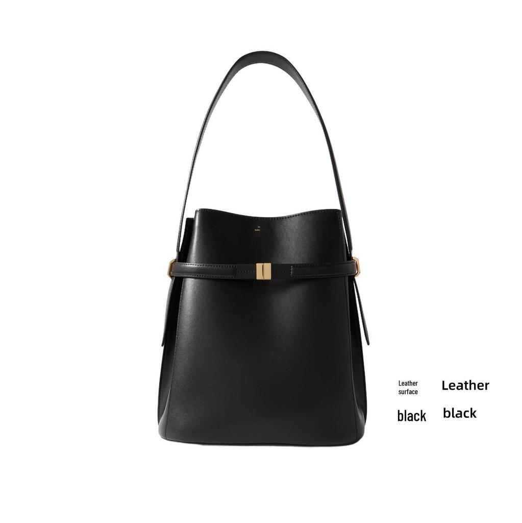 TOTEME Genuine Leather Women's Crossbody and Shoulder Bag - Casual Swedish Design for Commuting