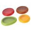 4PCS Fruit Storage Container Space Saving ABS Silicone Film Multifunctional Veggie Sealed Box for