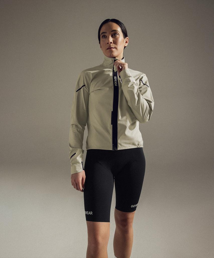 Gorewear Gore-Tex Spinshift Jacket Women - Tech Beige (Women'S) Cycling Rain Jacket