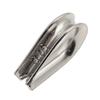 10Pcs Cable Wire Rope Protective Sleeve Triangular Cable Clamps Heavy Duty Thimble Rigging Accessory Fixing Workpiece