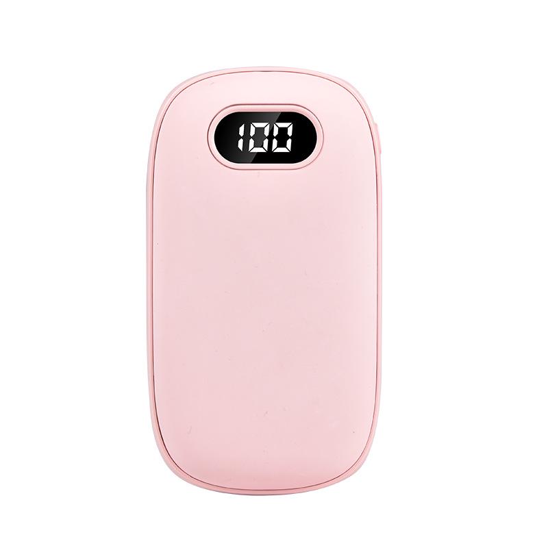 2-in-1 USB Rechargeable Hand Warmer & Charger with Digital Display