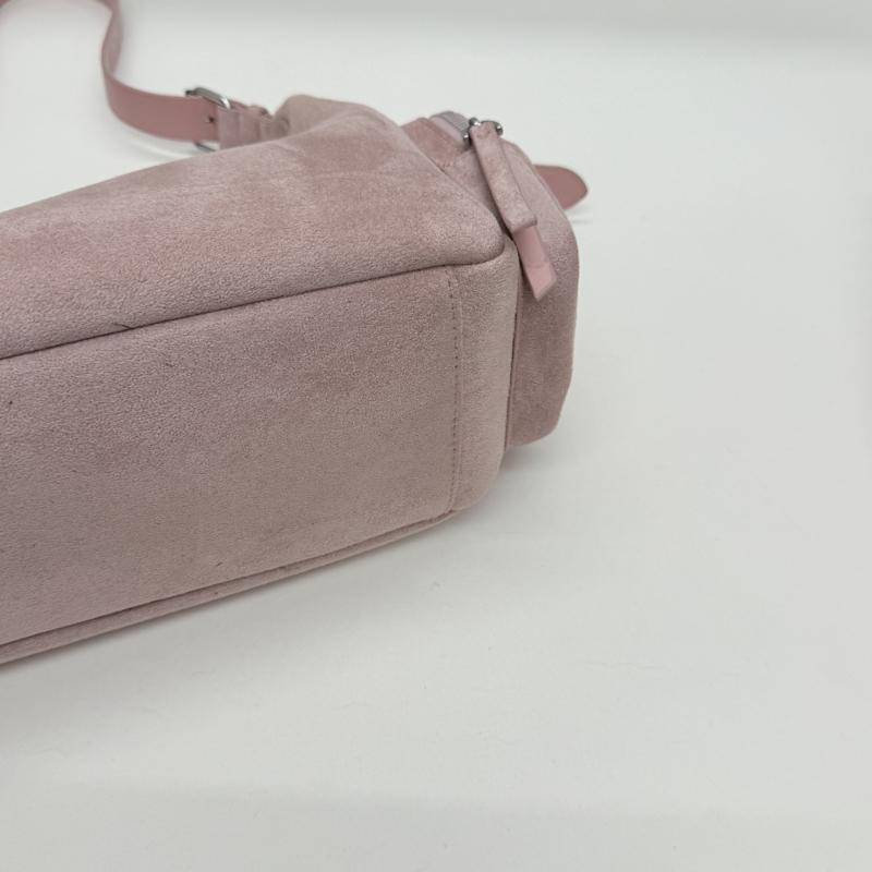 PU Suede Hobo Bag Women's Fashion Shoulder Tote with Multiple Zip Pockets Casual Everyday Handbag