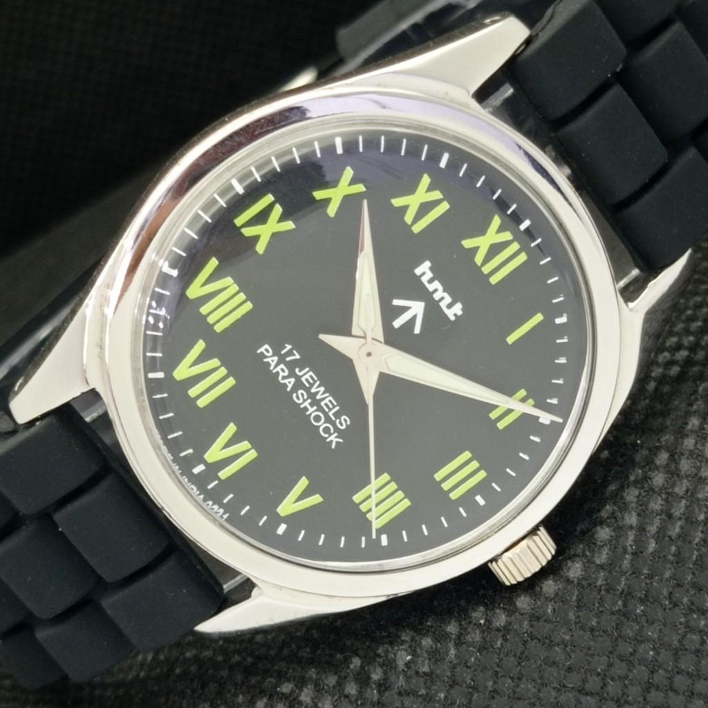 

USED HMT MILITARY INDIAN MENS MECHANICAL WATCH a306796-1 Sku583d-a306796