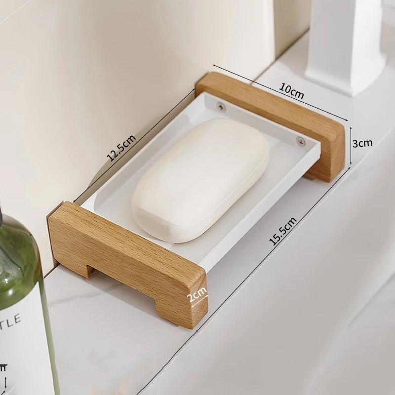 

Натуральная мыльница подставка держатель полка тарелка коробка контейнер портативная черная/белая мыльница для ванной комнаты место для мыла милая мыльница