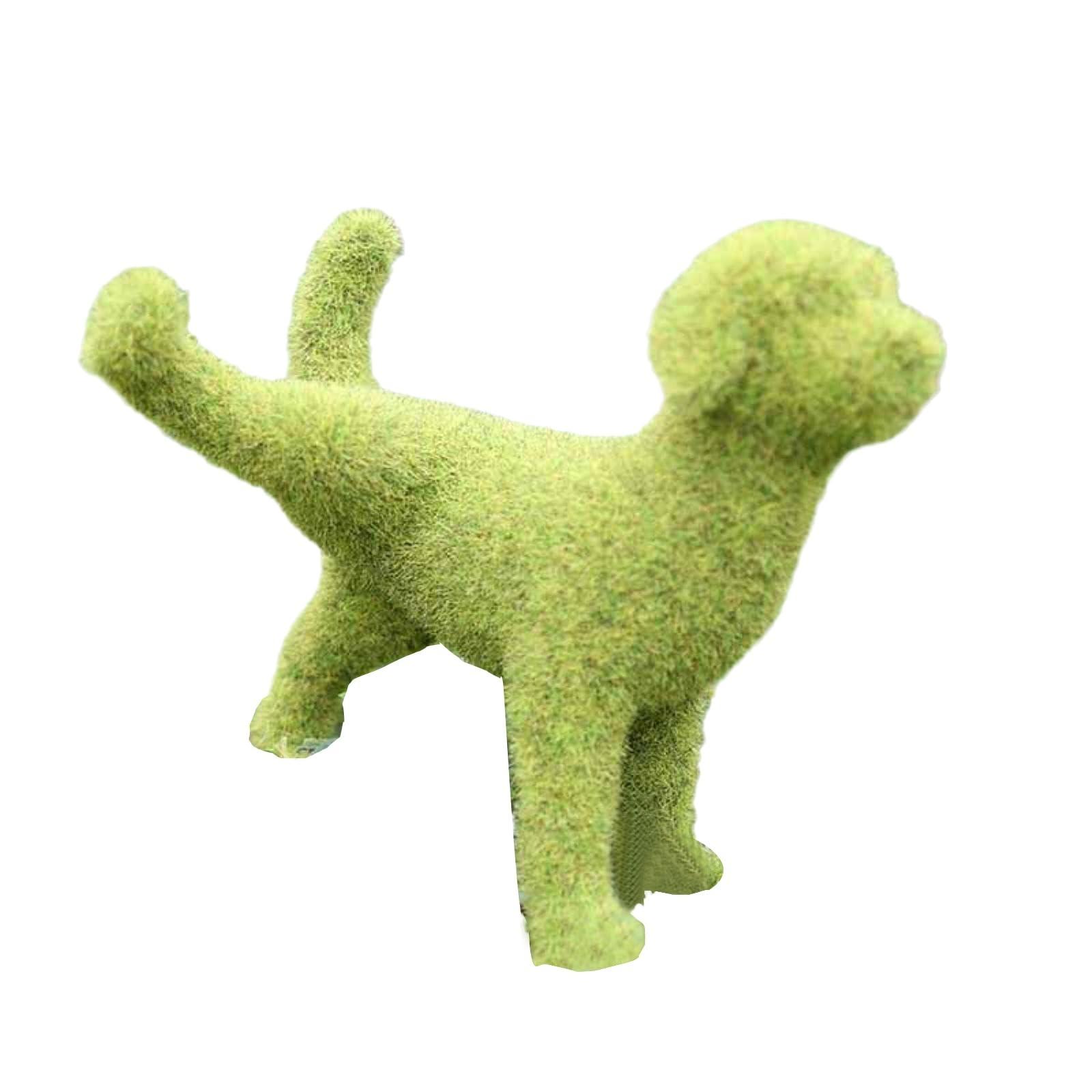 

Відкритий внутрішній дворик, трава, зелена імітація, стікаються цуценячі прикраси One Size