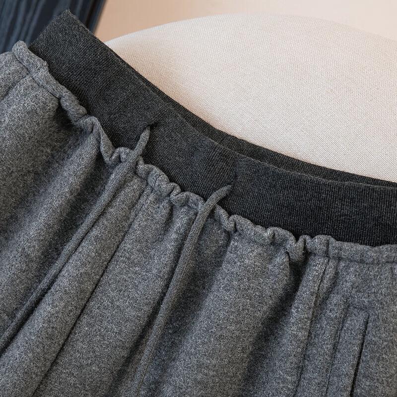 Women's Elastic Waist Drawstring Wide-Leg Casual Pants