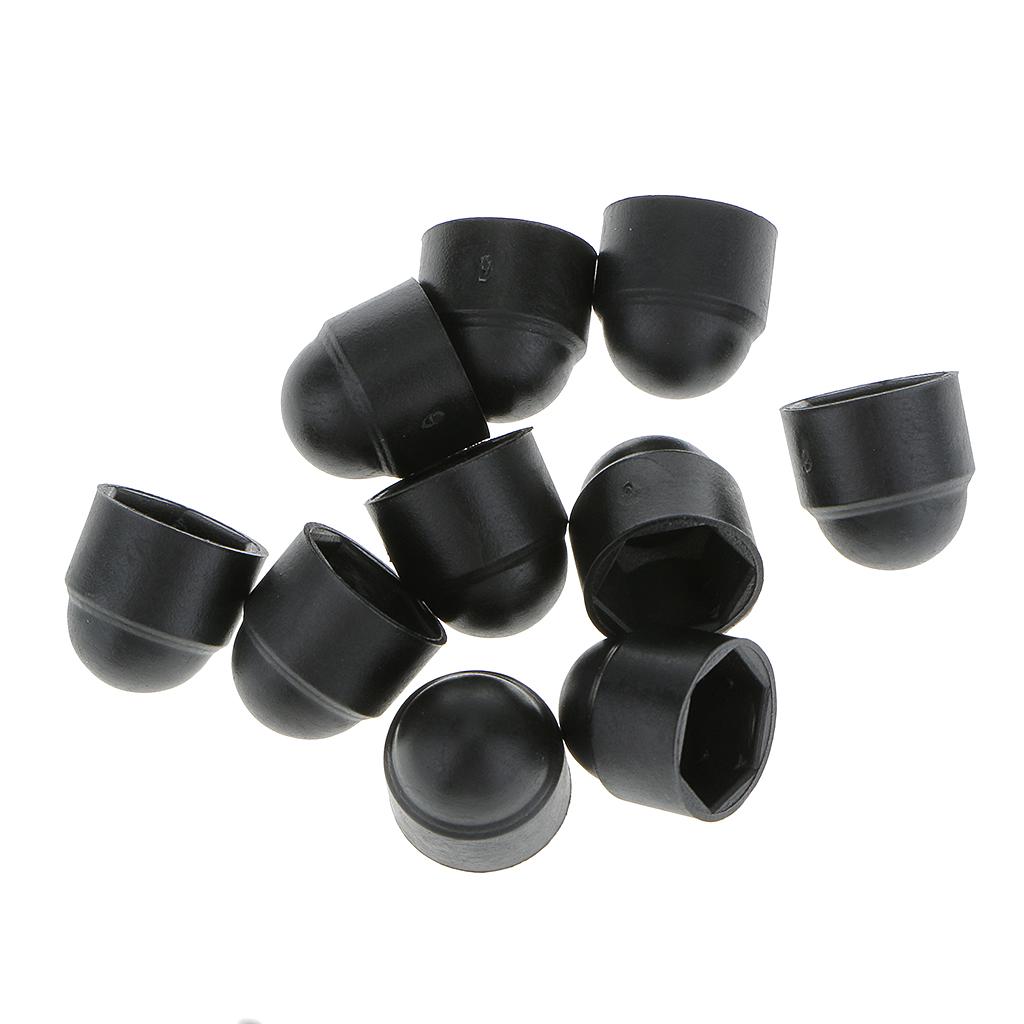 

Nylon Dome Bolts Nut Caps Screw Cover Cap Hexagon Shape for Bolt Cap Cover Weatherproof Home Repair M6x10mm