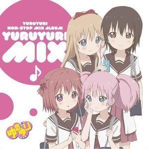 

[USED] YURUYURI NON-STOP MIX ALBUM Yuru Yuri Mix Bonus: Rubber Strap, Venue Bonus: Coaster