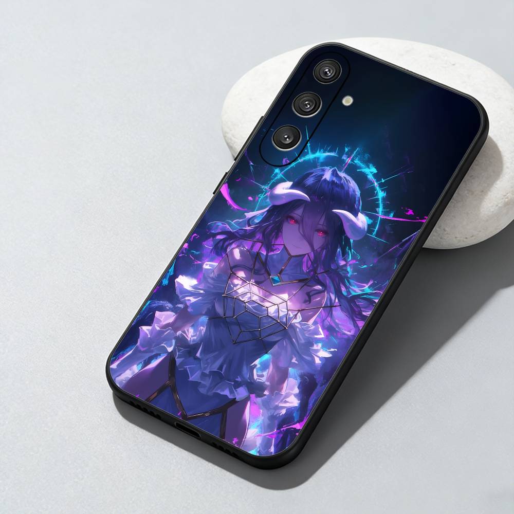 A-ALBEDO From Overlord-S Phone Case For Samsung Galaxy A73,A72,A71,A70,A52,A51 Others Soft Black Cover