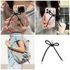 Fashioanble Bowknot Keyring Keychain Alloy Bag Ornamen Versatile Phone Pendant Accessory for Various Occasion