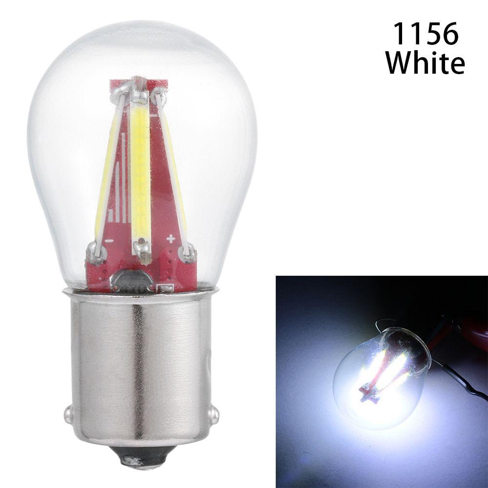 DRL Turn Brake 1156 BA15S P21W Car LED COB Bulb 4 Filament Reverse Lamp Signal Light