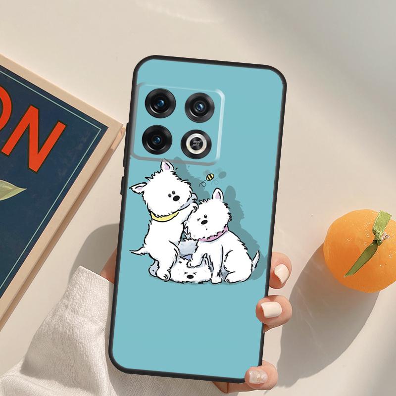 West Highland Terrier Westie Case For OnePlus 12R 13R 13T 10R 15 13 12 11 10T 8T Nord CE 4 3 2 Lite N20 N30 Nord 5 Cover