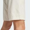 Adidas Solid Color Three-Quarter Side Pocket Relaxed Waistband Casual Shorts Men Shorts White JD2461