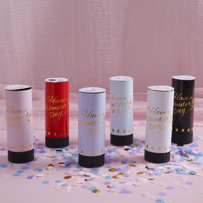 Colorful Macaron Flower Fountain Handheld Firecracker for Birthdays & Weddings