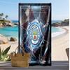 Πετσέτα Παραλίας Manchester City Με Σχέδιο Γρήγορου Στεγνώματος Μαλακή Πετσέτα Φορητό Μεγάλο Ορθογώνιο Κάλυμμα Παραλίας για Ταξίδι Πισίνα