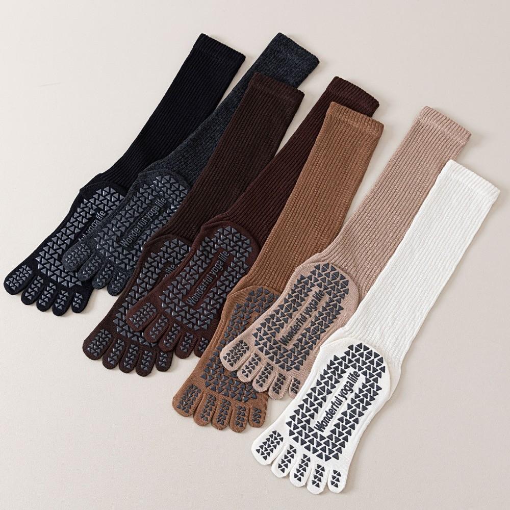 Separate Fingers Sports Toe Socks Silicone Anti-slip Sport Pilates Socks Women Yoga Socks  Ballet
