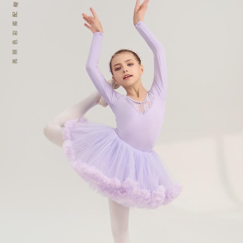costume for girls ballet women Elegant dress ballet suit ballet leotard frocks for girls purple tutu maiden costume for children