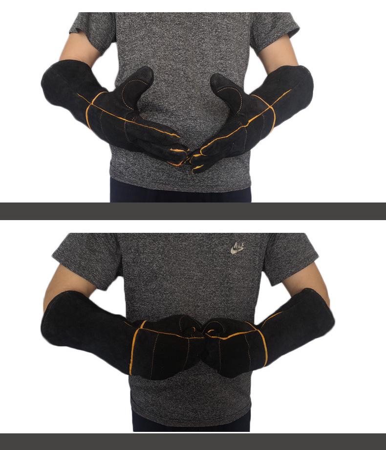 43cm Tierschutzhandschuhe - Biss- & Kratzfest für Haustiere: Hunde, Katzen, Nerze, Eidechsen, Schlangen, Igel und Kaninchen.