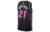 Nike Basketball Jerseys Men's Black Moderate Straight Fit AJ4622-011