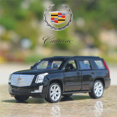1:36 Cadillac SUV Escalade Alloy Car Model Diecasts Metal Toy Vehicles Pull Back Car Model High Simulation Collection Kids Gifts