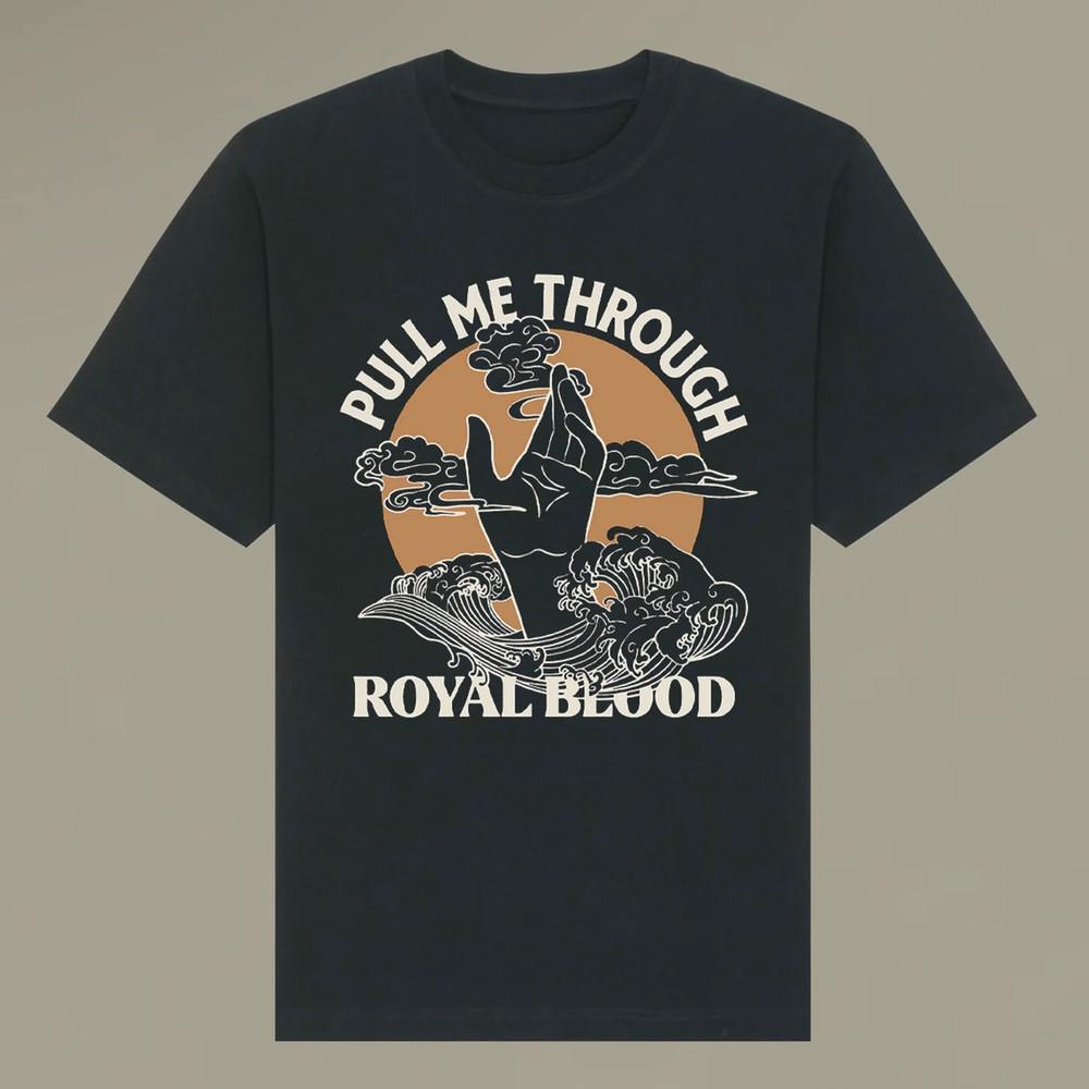 Rare! Royal Blood band Pull Me Through Unisex All Size Black Shirt OM783 Unisex T-Shirt XXL