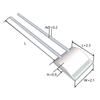 PT100  PT1000 thin-film platinum resistor chips PT1000 Thin film Temperature Sensor  10PCS