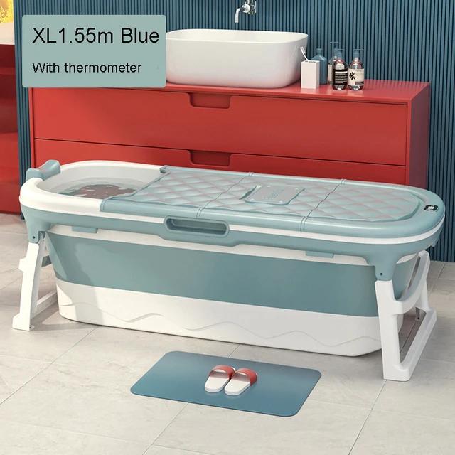 Freestanding Bathtub Toddler Children Twins Family Kids Plastic Silicone Luxury Large Bath Tub Portable Foldable Bathtub