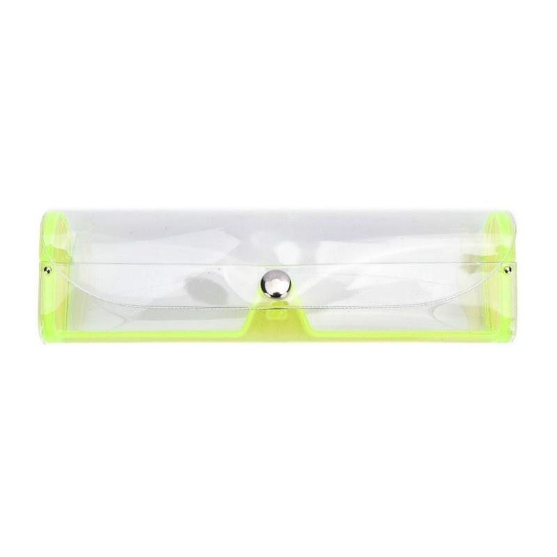 1 Pcs Kawaii PVC Glasses Box Cute Girl's Transparent Glasses Case Protable Eyewear Boxes