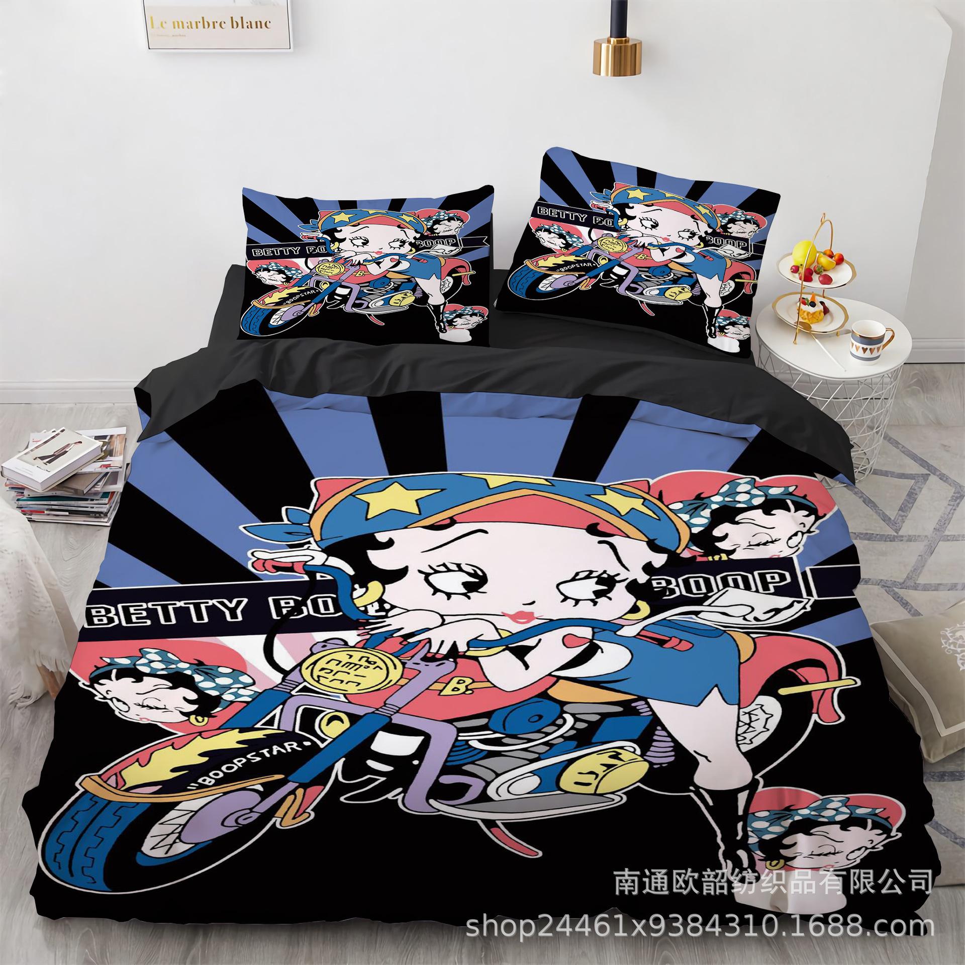 

3D Bedding Three-Piece Set Four-Piece Set EU Twin 135x200cm