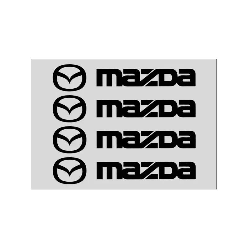 

4Pcs Car Door Handle Sticker Tire Rear View Mirror Decoration Sticker For Peugeot 2008 5008 307 308 3008 206 207 208 107 106 205