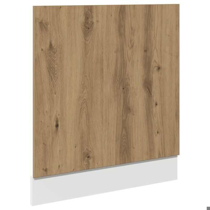VidaXL Panneau de lave-vaisselle "Lyon" Chêne artisanal 60 x 1,5 x 67 cm Bois d'ingénierie 856135