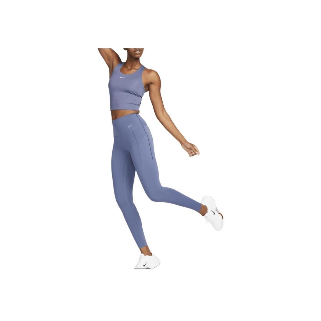 Nike High-Waist Training Tight Breathable Sports Leggings Women Bottoms Phen-Blue DQ5997-491