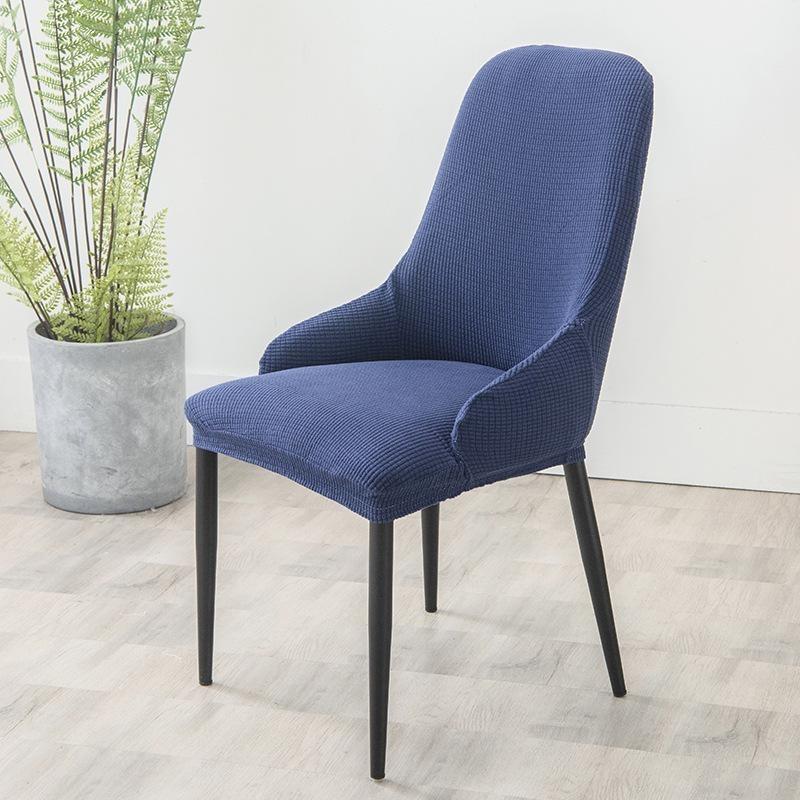 

Чехол для обеденного стула Universal Nordic Curved – всесезонный, универсальный Only Chair Cover No Chair Included темно-синий