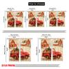 2pcs,2D plane printing Pattern Curtains Santa Red Truck Durable Polyester (without rod) Holiday Perfect for Living Room, Office,