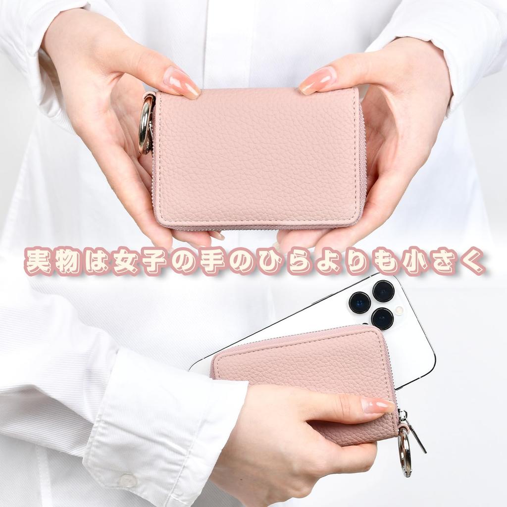 Tonriga Echtes Leder Smart Key Niedlicher Schlüssel Smart Key Autoschlüssel 5 Schlüssel Große Relay Attack Schlüsseletui mit Karte Leder Schlüssel Schlüsselhülle mit Münzfach Damenetui,