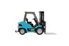 Happinet Forklift Miniature for Ages 6 and Up G-ACTION R/C Car, Blue,
