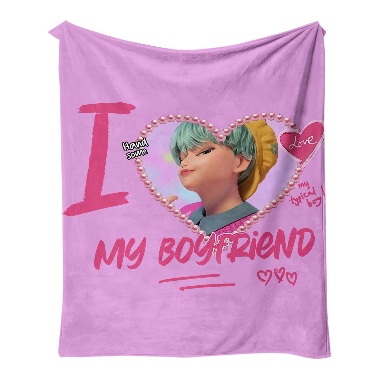 

70 * 100cm Anime Peripheral Printed Warm Blanket One Size