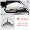 Car Side Rearview Mirror Cap Shell Protective Decoration Cover Trim For MG ZS 2018 -  ABS Chrome / Carbon Fiber Accessories