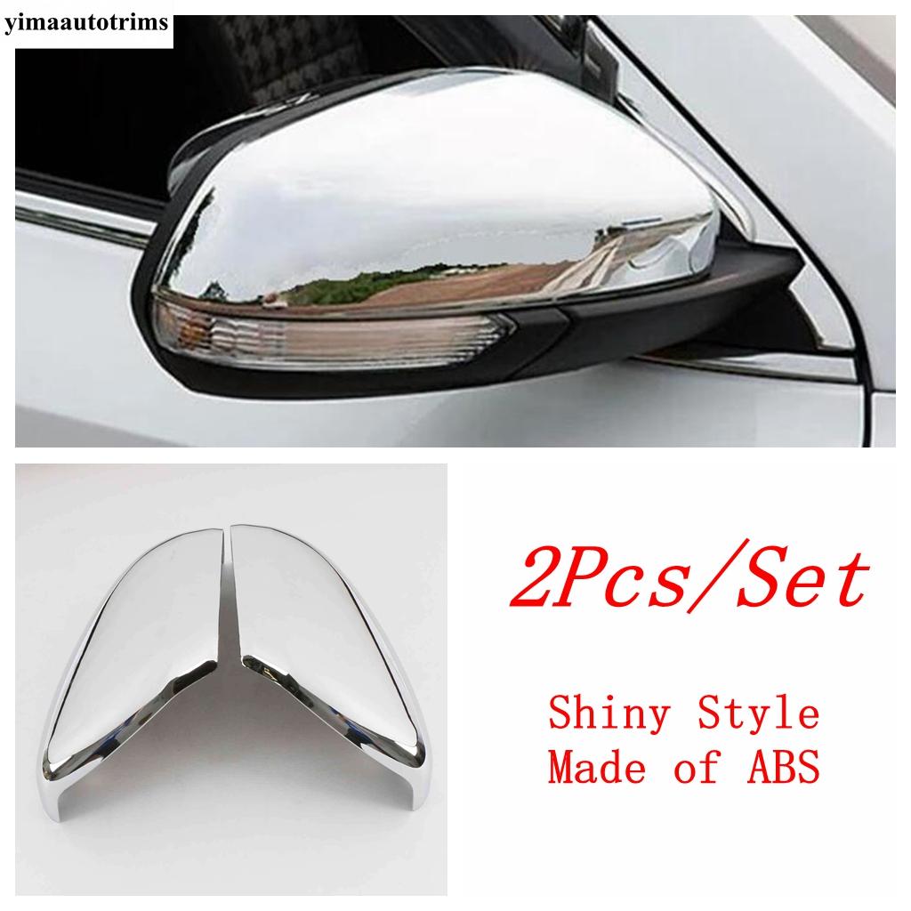 

Car Side Rearview Mirror Cap Shell Protective Decoration Cover Trim For MG ZS 2018 - ABS Chrome / Carbon Fiber Accessories Shiny Style