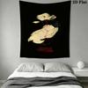 The Silence of the Lambs Wall Tapestry Aesthetic Wall Hanging Printed Fabric Blanket Decorative Tapestries for Bedroom Living Room Home Decor