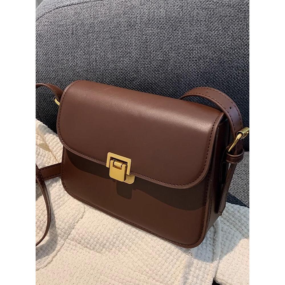 Wholesale 2025 high-end women's new autumn and winter versatile bag niche crossbody shoulder small square bag women's shoulder bag