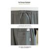 ROMON Men's Summer Loose Fit Cotton Linen Cropped Harem Pants