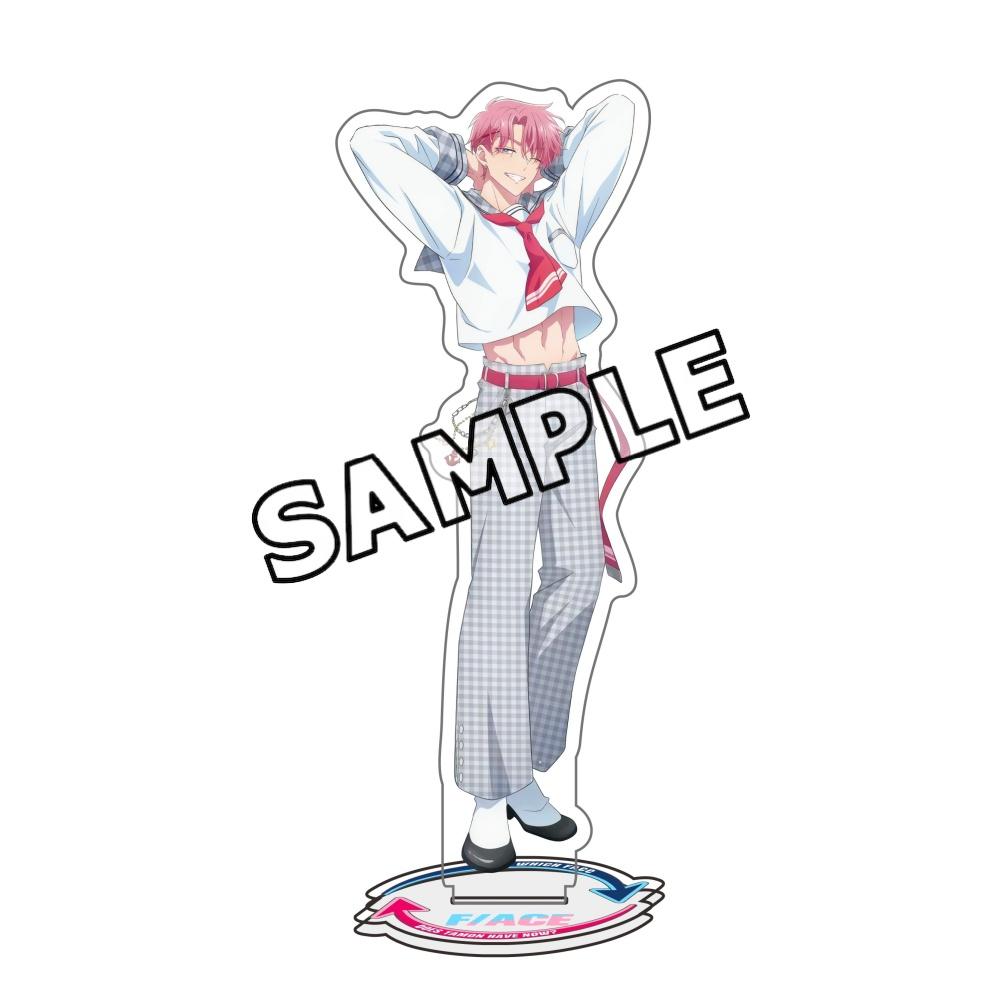 Anime Tamon-kun Ima Dotchi!? Tamon's B-Side Acrylic Stand Keychain Fukuhara Tamon Rintaro Kai Figure Desktop Decor Gift for Fans