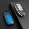 1x Car Interior Keychain Protector Car Smart 4 Button Key Case Cover Shell Bag for Chery Tiggo 8 Pro Tiggo 8plus New 5 Plus 7pro