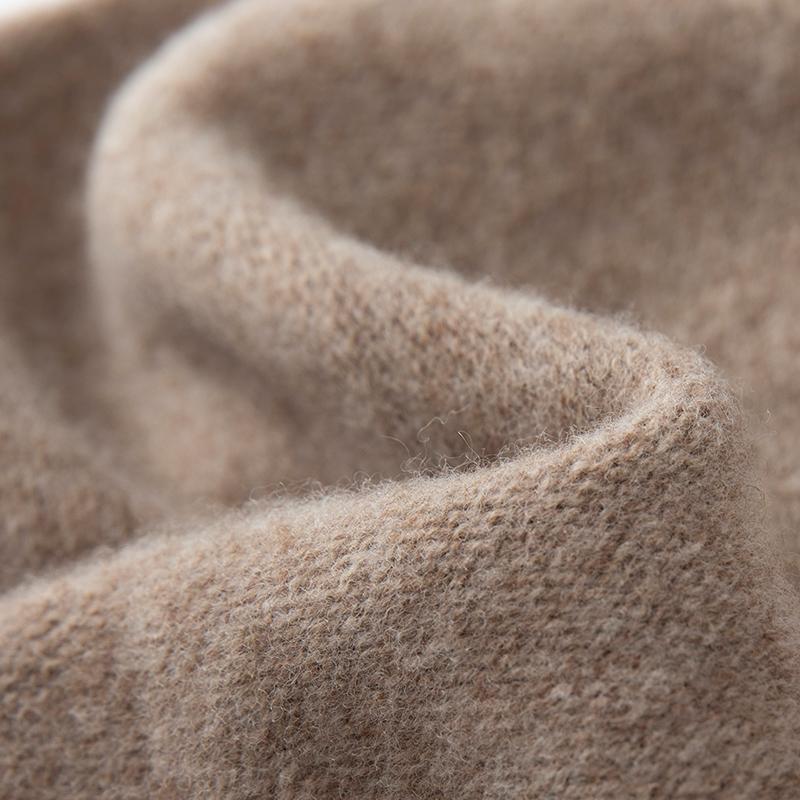 Women's Cashmere Hat Qinghe Cashmere 30% Cashmere 70% Wool Women's Autumn and Winter Cashmere Headscarf Soft and Warm