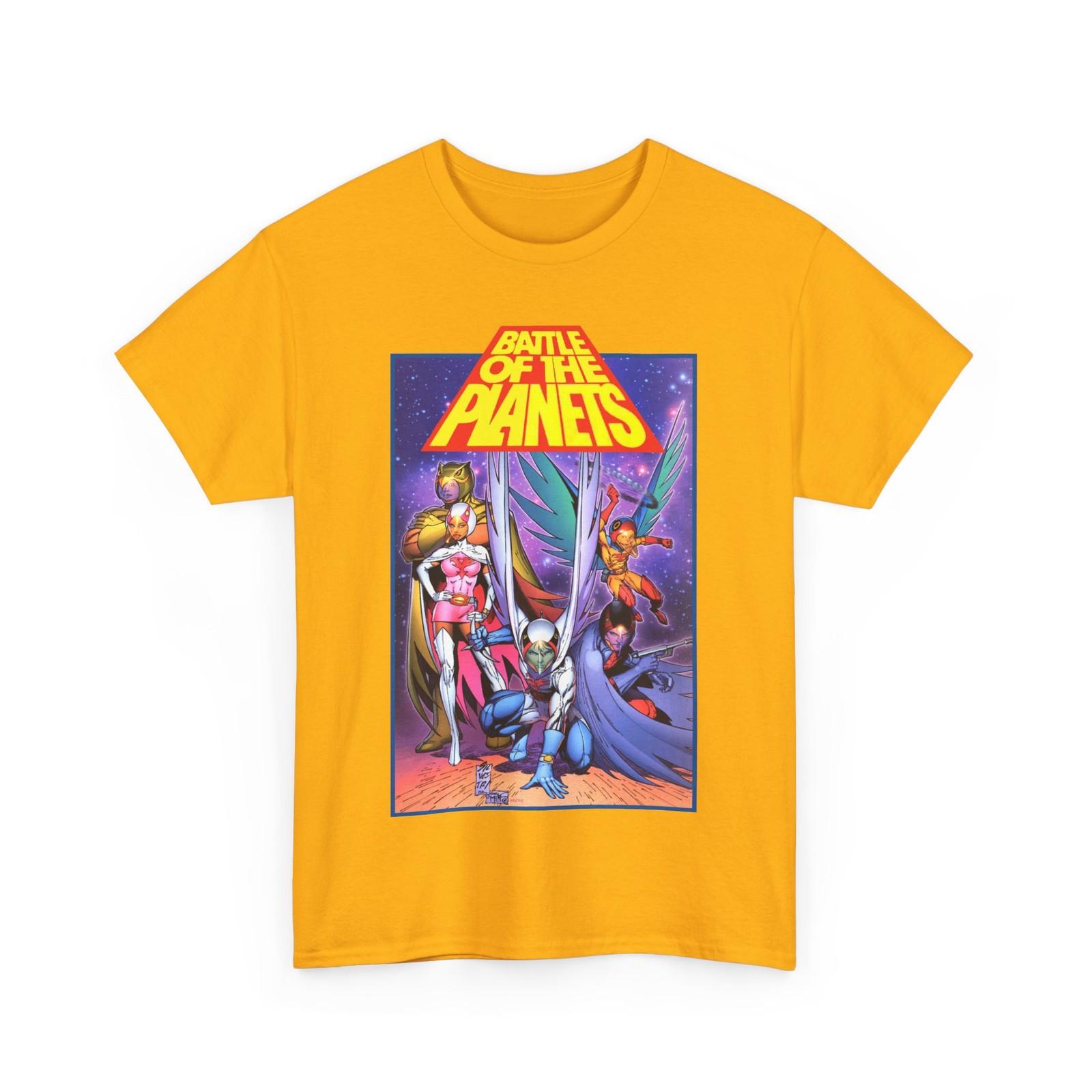 Battle of the Planets T-Shirt Mens Womens Tees Top - Marc Silvestri Art - G-Force - Gatchaman Cartoon S