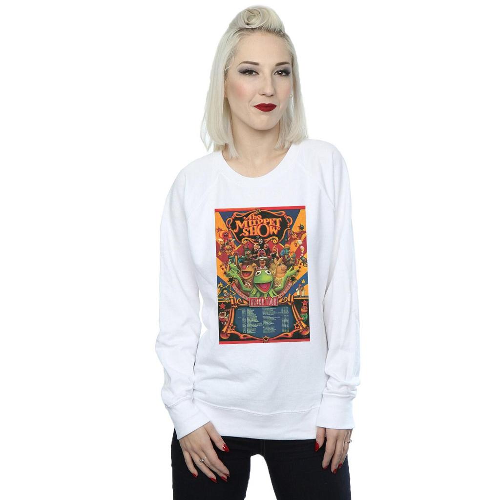 Disney Womens/Ladies The Muppets The Muppet Show Poster Sweatshirt