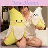 Cuscino Peluche a Forma di Banana Grande Lungo Morbido Cuscino da Letto per Donne Decorazione Soggiorno