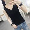 WTEMPO Ice Silk Vests In Spring and Summer Sleeveless Tank Tops Women's V-neck Loose Fitting Base Knitted Vests